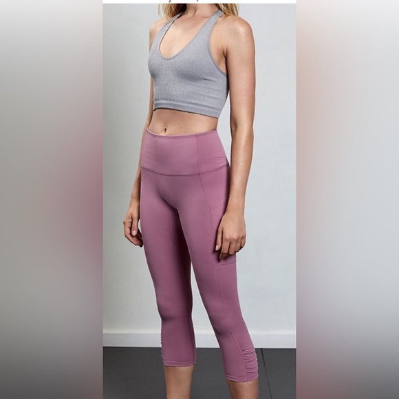 FP Movement by Free People Pants - NWOT Free People XS Out Of Your League Legging Tibetan Rose Pink High Rise